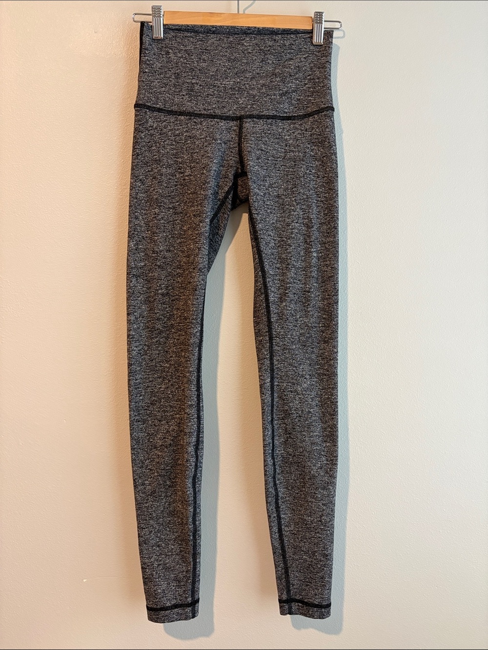 Lululemon Wonder Under Leggings - Women’s 6, Heathered Gray